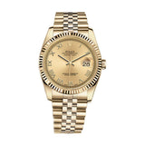 Rolex Datejust 36 116238-0070 Yellow Gold Champagne Roman Dial