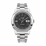 Rolex Datejust 41 116300-0006 Stainless Steel Black Roman Numeral Dial