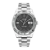 Rolex Datejust 41 Ref. 116334 Black Roman Dial Oyster Bracelet Watch