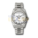 Rolex Day-Date 36 Ref. 118239 18k White Gold President with Grey Dial