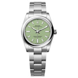 Rolex Oyster Perpetual 34 Ref. 124200-0006 Pistachio Green Dial Stainless Steel