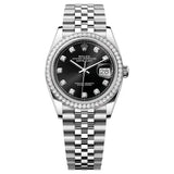 Rolex Datejust 36 Ref. 126284RBR-0019 Bright Black Dial Jubilee Bracelet