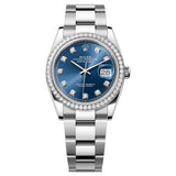 Rolex Datejust 126284RBR-0030 Bright Blue Dial 36mm Oyster Bracelet