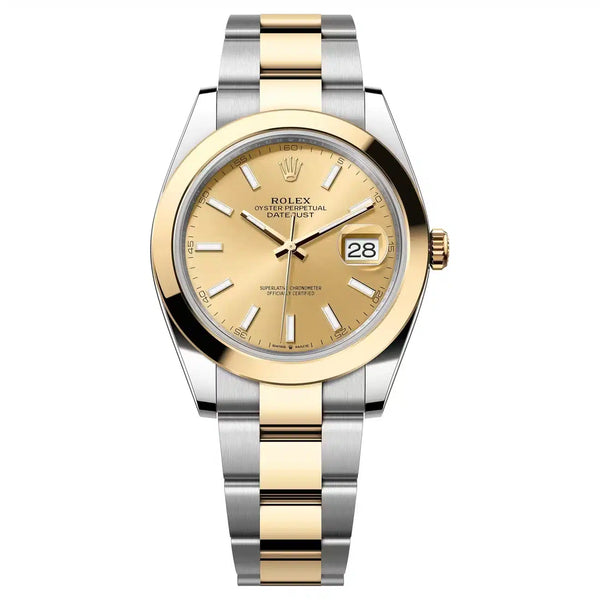 Rolex Datejust 41 Reference 126303-0009 Champagne Dial Oyster Bracelet