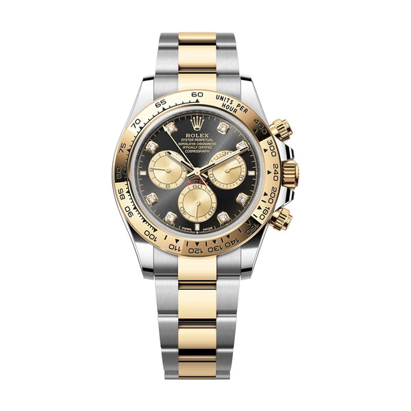 Rolex Cosmograph Daytona 126503-0002 Black Diamond Dial Yellow Rolesor Oyster Bracelet