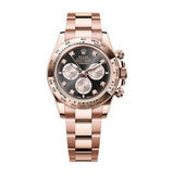 Rolex Daytona 126505-0002 Everose Gold Black Diamond Dial 40mm Oyster Bracelet