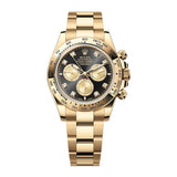 Rolex Daytona 126508-0003 Black Diamond Dial Yellow Gold Oyster Bracelet 40mm