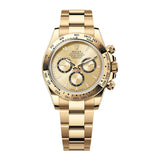 Rolex Daytona 126508-0005 Champagne Dial Yellow Gold Oyster Bracelet 40mm