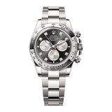 Rolex Cosmograph Daytona 126509-0002 Black Diamond Dial 40mm White Gold Oyster Bracelet