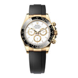 Rolex Cosmograph Daytona 126518LN-0002 White Dial 40mm Yellow Gold Oysterflex