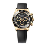 Rolex Cosmograph Daytona 126518LN-0008 Black Dial 18kt Yellow Gold Oysterflex