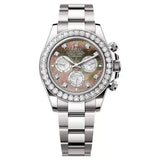 Rolex Daytona 126579RBR-0001 Black Mother of Pearl Dial 40mm 18K White Gold Oyster Bracelet