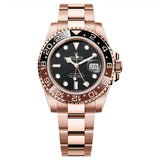 Rolex GMT-Master II 126715CHNR-0001 Black Dial 40mm Rose Gold Oyster Bracelet