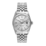 Rolex Datejust 36mm Reference 16014 Silver Dial Stainless Steel Jubilee Bracelet
