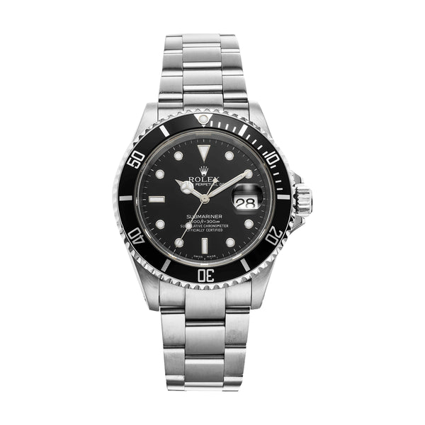 Rolex Submariner Date 16610 40mm Stainless Steel Black Dial Watch