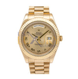 Rolex Day-Date II 218238 41mm 18kt Yellow Gold Champagne Dial Men's Watch