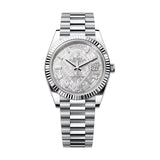 Rolex Day-Date 40 228236-0011 Platinum Meteorite Diamond Dial President Bracelet (2023)