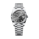 Rolex Day-Date 40 228236-0013 Slate Diamond Dial Platinum President Bracelet