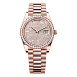 Rolex Day-Date 40 228345RBR-0002 18k Rose Gold Diamond-Paved Dial Presidential Watch