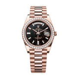 Rolex Day-Date 40 228345RBR-0016 Eisenkiesel Diamond Dial 18kt Everose Gold President Bracelet