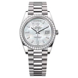 Rolex Day-Date 40 228349RBR-0046 Mother of Pearl Dial White Gold President Bracelet