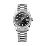 Rolex Day-Date 40 228396TBR-0012 Platinum Black Diamond Dial
