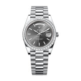 Rolex Day-Date 40 228396TBR-0031 Slate Dial Platinum President Bracelet