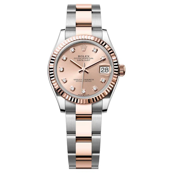 Rolex Datejust 278271-0023 Stainless Steel and 18kt Everose Gold with Rosé Diamond Dial 31mm