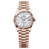 Rolex Datejust 31 278275-0009 Mother of Pearl Dial 18k Rose Gold President Bracelet