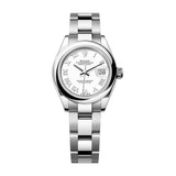Rolex Lady-Datejust 279160-0016 28mm White Roman Numeral Dial Oystersteel