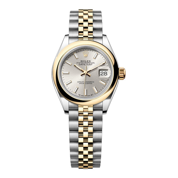 Rolex Lady-Datejust 279163-0019 Silver Dial Jubilee Bracelet 28mm Two-Tone