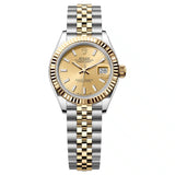Rolex Lady-Datejust 279173-0001 Champagne Dial 28mm Jubilee Bracelet Two-Tone