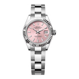 Rolex Lady-Datejust 279174-0002 28mm White Rolesor Pink Dial Oyster Bracelet
