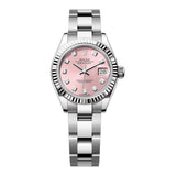 Rolex Lady-Datejust 279174-0004 28mm White Rolesor Pink Diamond Dial Oyster Bracelet