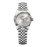Rolex Lady-Datejust 279174-0007 28mm White Rolesor Silver Roman Dial Jubilee Bracelet