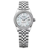 Rolex Lady-Datejust 279384RBR-0011 28mm White Mother-of-Pearl Dial Jubilee Bracelet