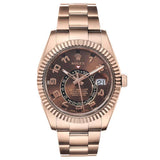 Rolex Sky-Dweller 326935-0003 Everose Gold 42mm Chocolate Arabic Dial