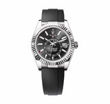 Rolex Sky-Dweller 336239-0002 White Gold 42mm Black Dial Oysterflex