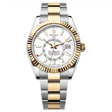 Rolex Sky-Dweller 336933-0005 White Dial 42mm Oyster Bracelet Yellow Gold and Steel