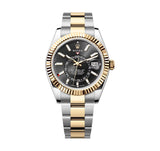 Rolex Sky-Dweller 336933-0003 42mm Yellow Rolesor Bright Black Dial Oyster Bracelet