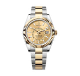 Rolex Sky-Dweller 336933-0001 Champagne Dial 42mm Yellow Rolesor Oyster Bracelet
