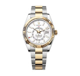 Rolex Sky-Dweller 336933-0005 42mm Yellow Rolesor Intense White Dial Oyster Bracelet