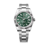 Rolex Sky-Dweller 336934-0001 42mm Green Dial Oyster Bracelet