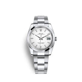 Rolex Oyster Perpetual 115200-0008 34mm White Dial Stainless Steel