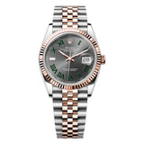 Rolex Datejust 36 126231-0029 Wimbledon Roman Numeral Dial Jubilee Bracelet Two-Tone 2024