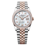 Rolex Datejust 36 126281RBR-0009 Mother of Pearl Dial Rose Gold & Steel Jubilee Bracelet