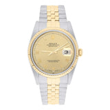 Rolex Datejust 36 Ref. 16233 Two-Tone Champagne Roman Dial Jubilee Bracelet circa 1995