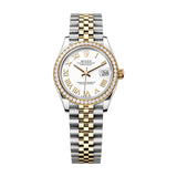 Rolex Datejust 31 278383RBR-0002 White Roman Dial Yellow Rolesor Jubilee Bracelet