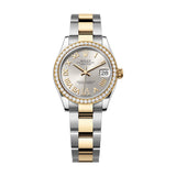 Rolex Datejust 31 278383RBR-0003 Silver Diamond Dial Yellow Rolesor Oyster Bracelet