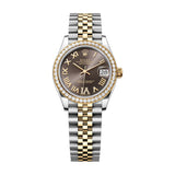 Rolex Datejust 31 278383RBR-0018 Dark Grey Diamond Dial Yellow Rolesor Jubilee Bracelet